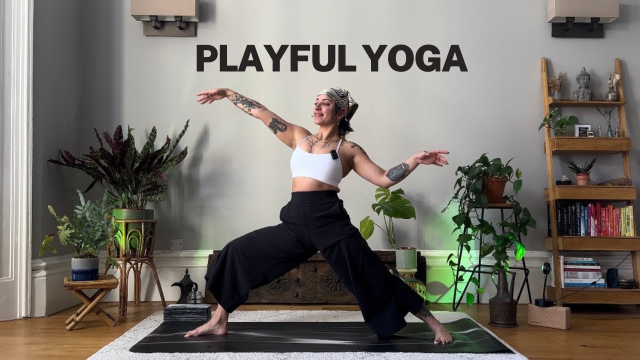 PLAYFUL YOGA | 27 minute creative vinyasa flow thumbnail